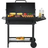 Casa.pro Chariot barbecue 'Armento' 95x108x61cm noir