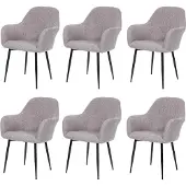 MCW Chaise de salle à manger -F18 (lot de 6)