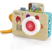 Hape Caméra jouet Baby Einstein - Jouet éducatif en bois pour bébé