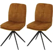 Mendler Chaise de salle à manger -M68 (lot de 2)