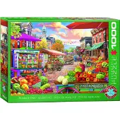 Sonstige Verlage Puzzle Jour de marché - 1000 pièces