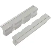 VAR Set Of 2 Aluminium Jaws For Bench Vise Workstand Gris 125 mm