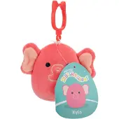 Squishmallows P22 Kyla Rosa Peluche éléphant Avec clip Rosa Rosa One Size