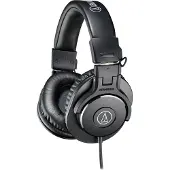 Audio-Technica ATH-M30x (ANC, Filaire), Écouteurs, Noir
