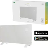 Hombli Chauffage à convection en verre 2000W