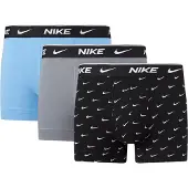 Nike Underwear Boxers azur / gris foncé / noir / blanc