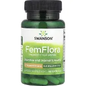 Swanson Health , FemFlora, Probiotique pour Femmes, 9,8 Milliards d'UFC, 60 Capsules