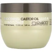 Giovanni Après-shampoing à Laisser Poser Lissant à l'Huile de Ricin [340 ml]