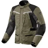 REV'IT! Veste textile de moto Revit Voltiac 3 H2O, vert/gris, L