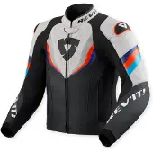 REV'IT! Quantum 3 Blouson en cuir de moto perforé