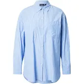 Pieces Chemisier 'MELIA' bleu clair / blanc