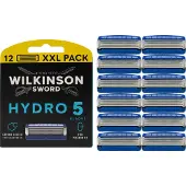 Wilkinson Lames de rasoir à protection cutanée Wilkinson Hydro 5, paquet de 12