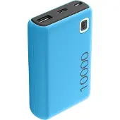 Cellularline ESSENCE Lithium Polymère (LiPo) 10000 mAh Noir, Bleu