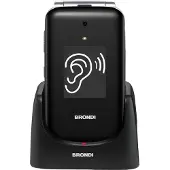 Brondi Amico Supervoice 7,11 cm (2.8 pouces) Noir Téléphone senior
