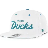 47 Nhl Anaheim Ducks Crosstown Pop Captain Cap Blanc