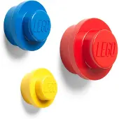 LEGO Ensemble de Cintres Muraux - 3 pièces - 10/8/5 cm - - UneTaille - Patère
