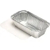Papstar 14517 Récipients alimentaires jetables Aluminium, Contenant à usage unique, Argent