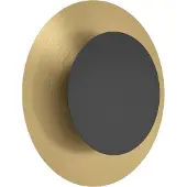 Eglo Lampe murale Tocina Ø 24cm - noir avec or