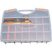 Boxer Boîte de rangement avec 21 compartiments – 31 x 24 x 5 cm – Compartiments réglables