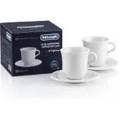 De'Longhi DLSC309 Pièces et accessoires pour cafetière Set de préparation du café, Tasse, Blanc