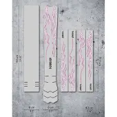 DYEDBRO Lightning Frame Guard Stickers Rose