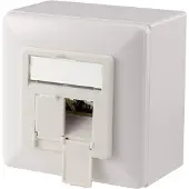 Digitus CAT 6A, classe EA, prise de données, compatible avec le design, montage en surface