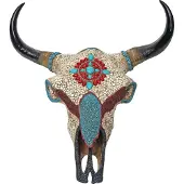 MCW Crâne de vache décoratif -D31