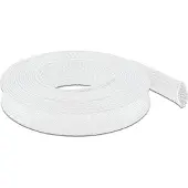 DeLOCK Geflechtschlauch dehnbar 10 m x 25 mm weiß -