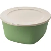 Koziol 7871703 Frischhaltedose Connect 10,5 cm hoch grün, beige 2,0 l, 1 St.