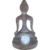 Globo Lighting GLOBO Lampe solaire de jardin Bouddha en verre Lampe solaire d'extérieur Lampe solaire 33569