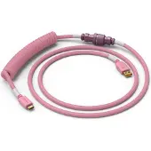 Glorious Coiled Usb-a To Usb-c Cable 1.37 M Rose