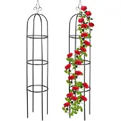 Relaxdays 2x tuteurs-à-tomates (41 cm, 41 cm)