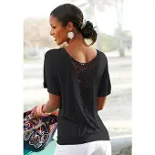 LASCANA T-shirt noir