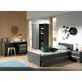 Vipack Bibliothèque London 45cm - anthracite