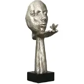 Gilde Sculpture Desire Argent