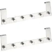Wenko 2 portemanteaux Celano argent