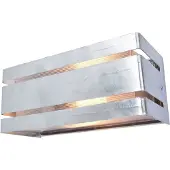 Lutec Applique murale extérieure Vidar E27 IP54 galvanisée
