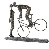 Casablanca by Gilde Sculpture Kiss me Poly Bronze