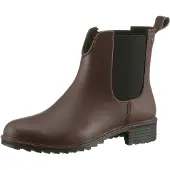 Rieker Bottes en caoutchouc pour femmes Rouge foncé Synthétique Taille : 36