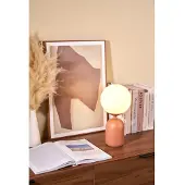 Pauleen lampe de table Glowing Charm E14 max. 20W rouge rouille, blanc