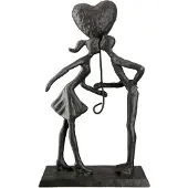 Casablanca by Gilde Sculpture "Lovers" brunie