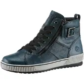 Remonte - Bottines à lacets bleues pour femmes, chaussures de loisirs