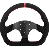 Simagic Volant P-325D Alcantara, 325mm, design en forme de D, noir