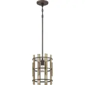 Elstead Lighting Wood Hollow Lampe à suspendre E27 Noir rustique (E27)