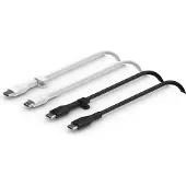 Belkin CAB009BT1MBW2PK câble USB 1 m USB C Noir, Blanc