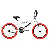 Tornado 20 pouces Freestyle Bike Blanc Pneus rouges 200022