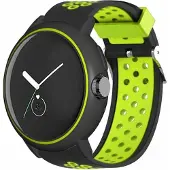 Cover-Discount Google Pixel Watch - Bracelet sport troué vert (Silicone), Sangles de montre, Vert