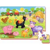 Roter Käfer Puzzle souple A4 Images drôles Ferme RK6020-05