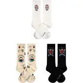 Jimmy Lion Athletic Frida Crew Socks 3 Pairs Multicolore EU 41-46