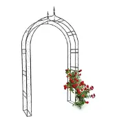 Relaxdays Arche À Rosiers Pointue Tuteur De Plantes Grimpantes Support De Jardin Fer Noir